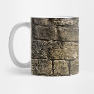 Ancient weathered stone wall Mug